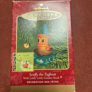 Hallmark ornament Scuffy the Tugboat year 2000